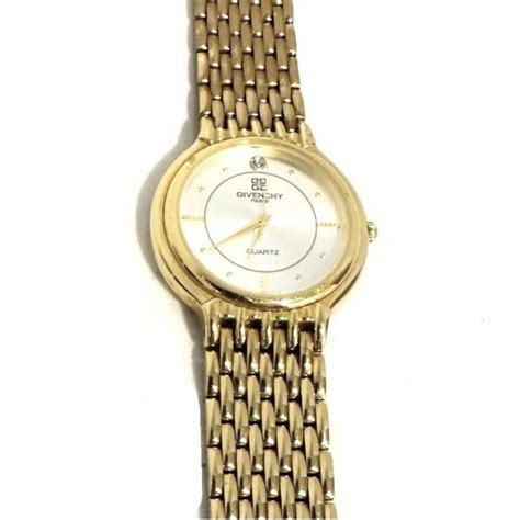 givenchy gold round watch|price list givenchy watch.